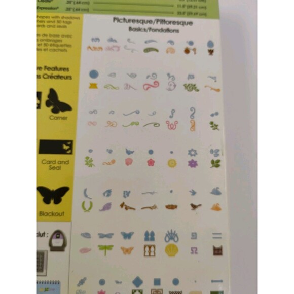Cricut Picturesque Shapes Cartridge Provo Craft 2009 - Picture 10 of 16